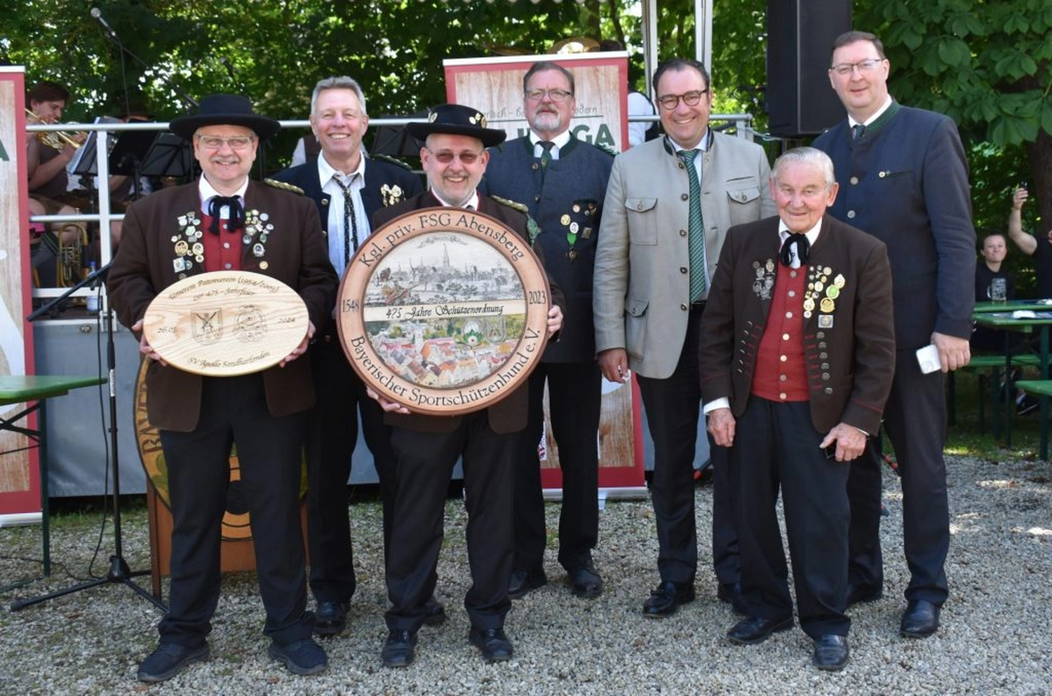 Feuerschützengesellschaft Abensberg - Ehrengaben_Jubilaeum_2024